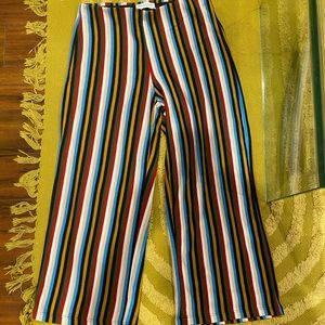 Funky striped pants - brand new never been worn